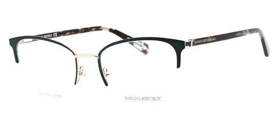 Banana Republic: BR 223 5F6 Teal Gold / Clear demo lens