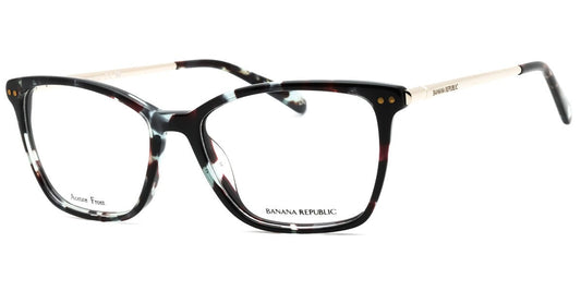 Banana Republic: BR 228 0EO3 00 BLKGRNHV/Clear demo lens