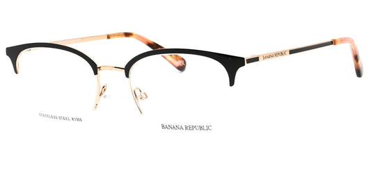 Banana Republic: BR 229 026S 00 BK GDCPPR/Clear demo lens