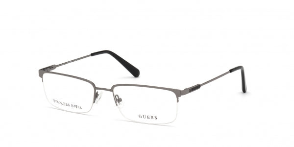 Guess: GU50005 008 shiny gunmetal/Clear demo lens