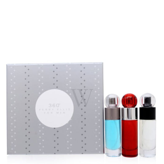 Perry Ellis: Miniaturas-360 For Men EDT 30ML + 360 Red 30 ML + Reserve For Men 30 ML EDT Set De Caballero 30ML