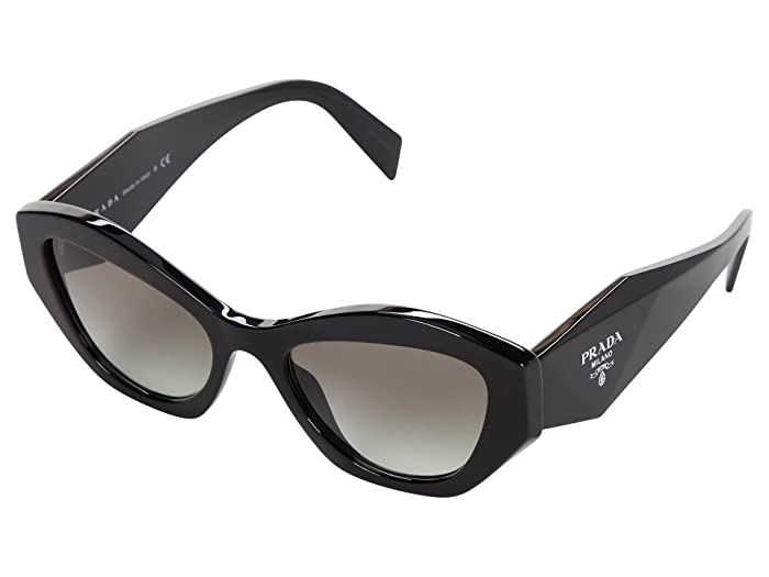 Prada: PR07YS 1AB0A7 Black / Grey Gradient