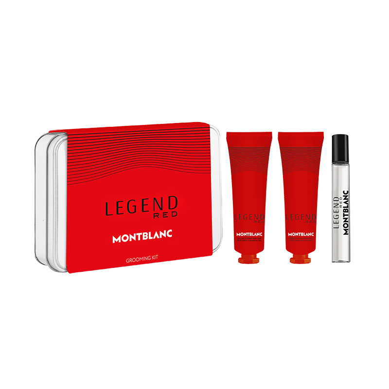 Montblanc: Mont Blanc Legend Red 7.5ML + Crema 30ML + Shower Gel 30ML EDP Set De Caballero 7.5ML
