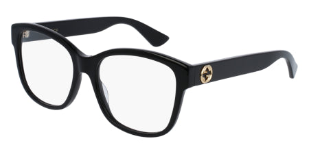 Gucci: GG0038ON 001 Black / clear demo lens
