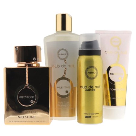 Club De Nuit Milestone + Desodorante + Shampoo + Shower Gel EDP Set De Caballero 100ML