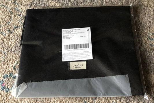 Gucci: Cosmetiquera Gucci Black Pouch Poliester Accesorio Unisex