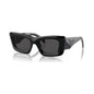 Prada: 0PR 13ZS 1AB5S0 Black / Grey