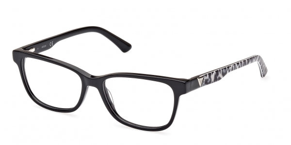 Guess: GU2943 001 shiny black/clear demo lens