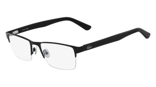 Lacoste: L2237 002 MATTE BLACK/Clear demo lens