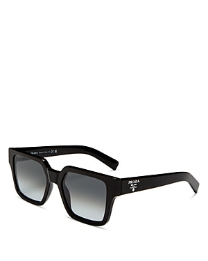 Prada: 0PR 03ZS 1AB06T Black/Grey Gradient