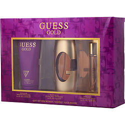 Guess Woman Gold EDP 75ML + Body Lotion  200ML + Miniatura 15ML  EDP Set De Dama  75ML