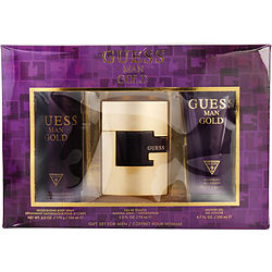 Guess Man Gold EDT 75ML+ Desodorante 226ML+ Shower Gel 200ML EDT Set De Caballero 75ML