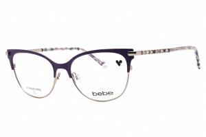 Bebe: BB5224 501 PLUM/clear demo lens