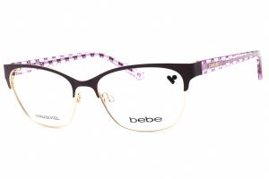 Bebe: BB5196 500 PLUM/Clear Demo Lens