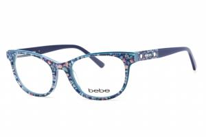 Bebe: BB5198 400 Navy Floral / Clear Lens
