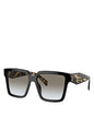 Prada: 0PR 24ZS 1AB0A7 Black/Brown Gradient