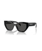Prada: 0PR A09S 1AB5S0 Black/Dark Grey