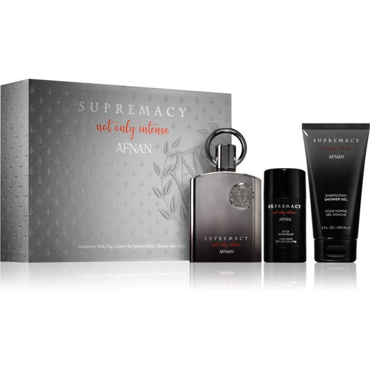 Afnan Supremacy Not Only Intense EDP 100ML + Desodorante 75G + Shower Gel 100ML EDP Set De Caballero 100ML