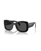 Prada: 0PR A08S 1AB5S0 Black/Dark Grey
