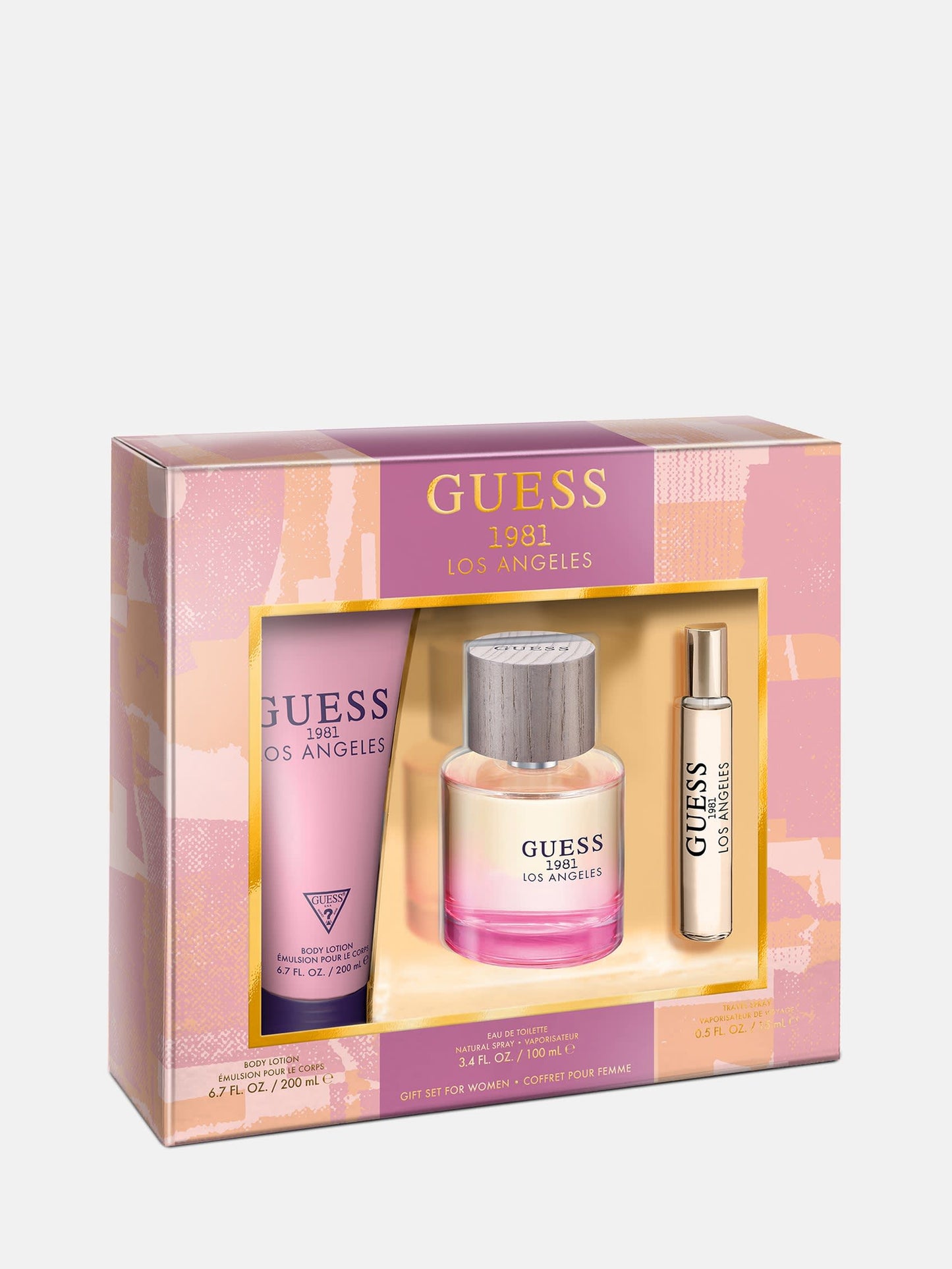 Guess 1981 Los Angeles EDT 100ML + Body Lotion  200ML + Miniatura 15ML  EDT  Set De Dama 100ML