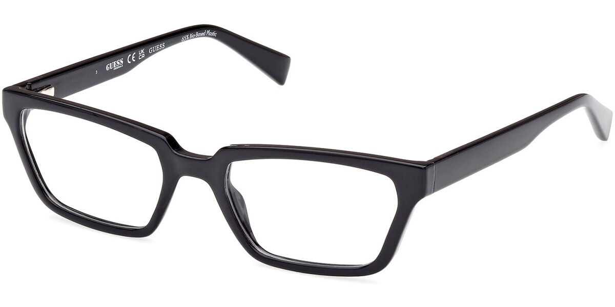 Guess: GU8280 001 shiny black / Clear demo lens