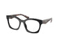 Prada: 0PR A05V 13P1O1 Black/Clear demo lens