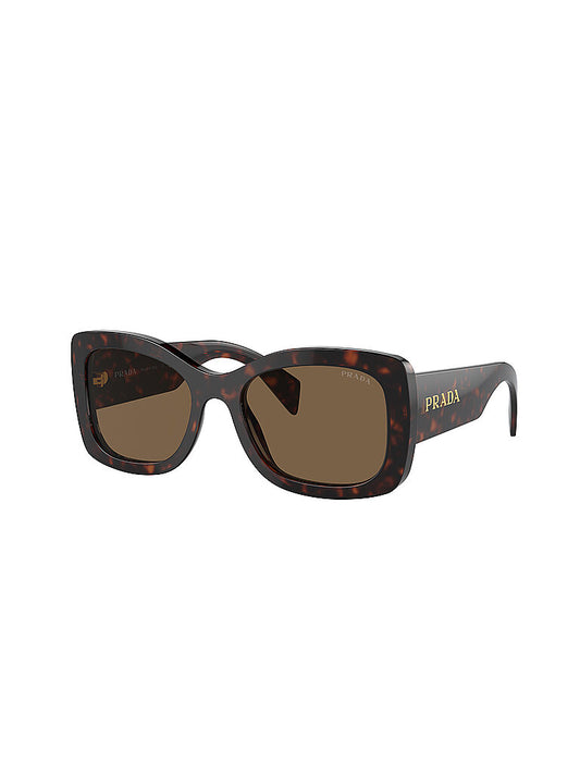 Prada: 0PR A08S 16N5Y1 Briar Tortoise/Dark Brown Polarized