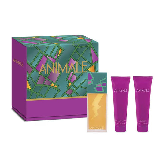 Animale Dama + Body Lotion 100ML + Shower Gel 100ML EDP Set De Dama  100ML