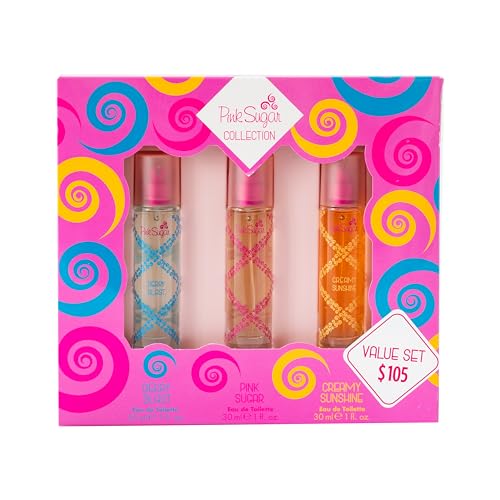 Pink Sugar + Berry Blast + Creamy Sunshine 30ML EDT Set Dama 30ML