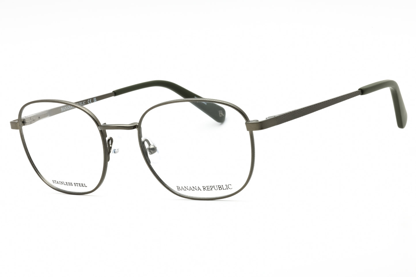 Banana Republic: BR 117 0FRE 00 MATTE GREY/Clear demo lens