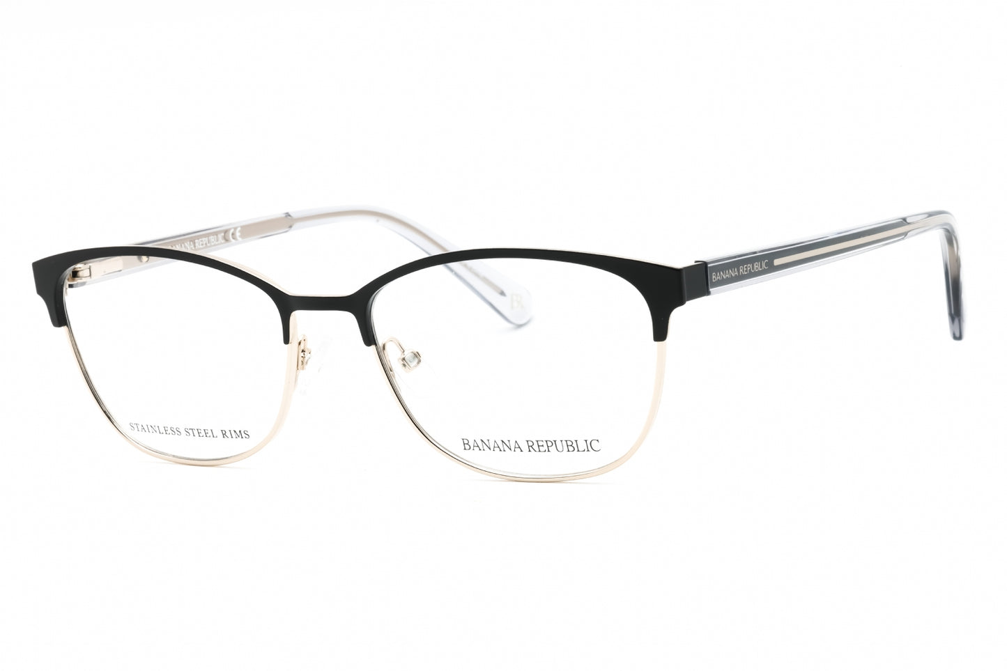 Banana Republic: BR 205 0I46 00 MT BK GD/Clear demo lens