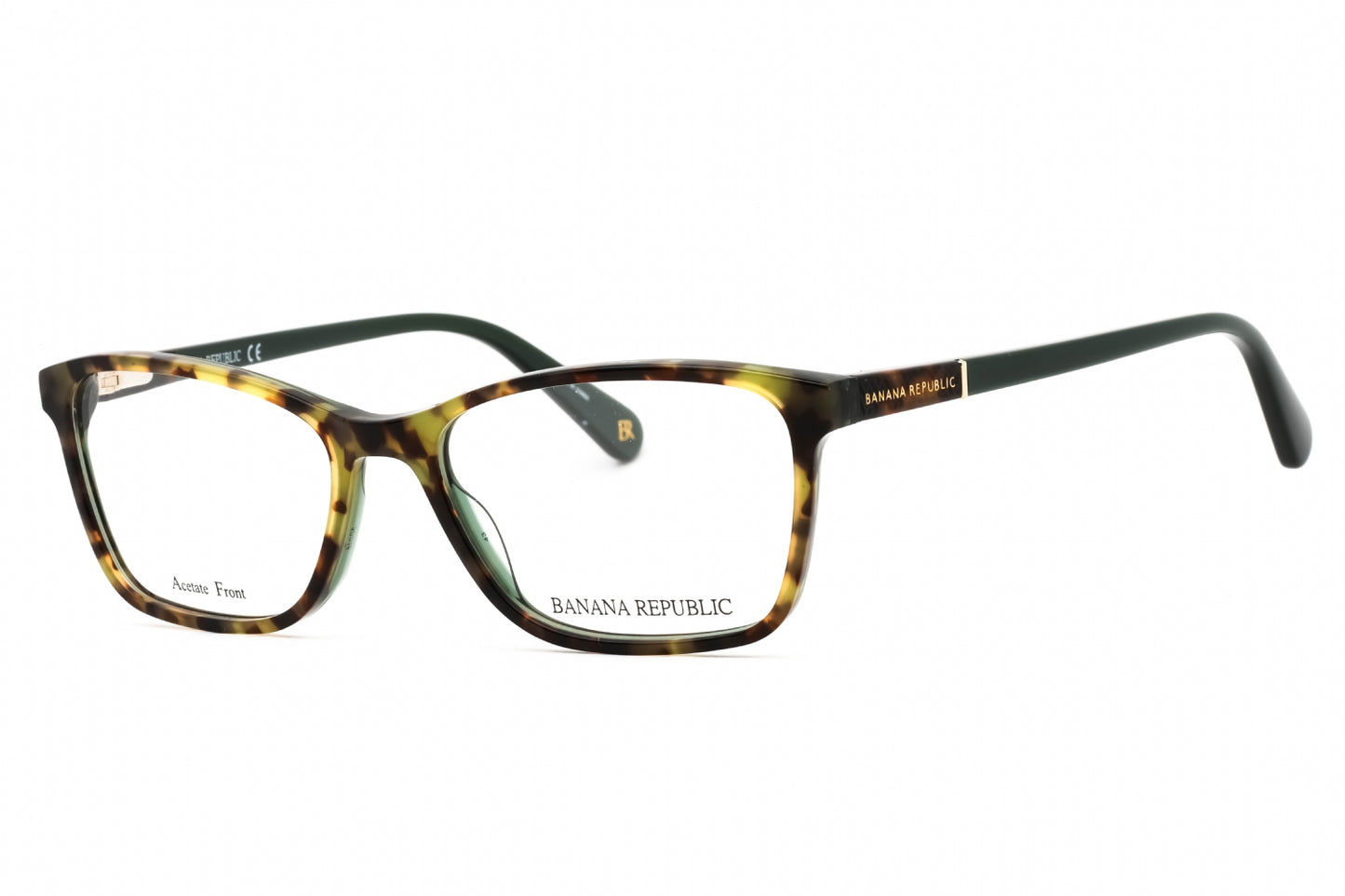 Banana Republic: BR 207 0G1U 00 OLIVE HAVANA/Clear demo lens