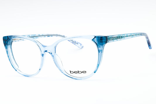 Bebe: BB5208 422 BLUE ANIMAL/Clear Demo Lens