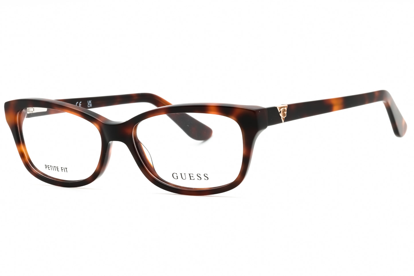 Guess: GU2948 052 dark havana/clear demo lens