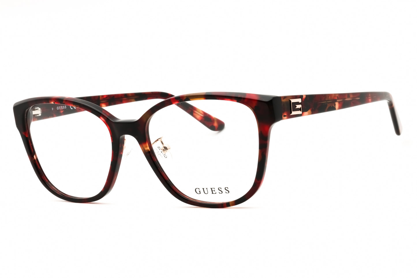 Guess: GU2992-D 071 bordeaux/other/clear demo lens