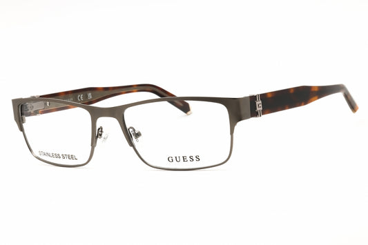Guess: GU50082 009 matte gunmetal/clear demo lens