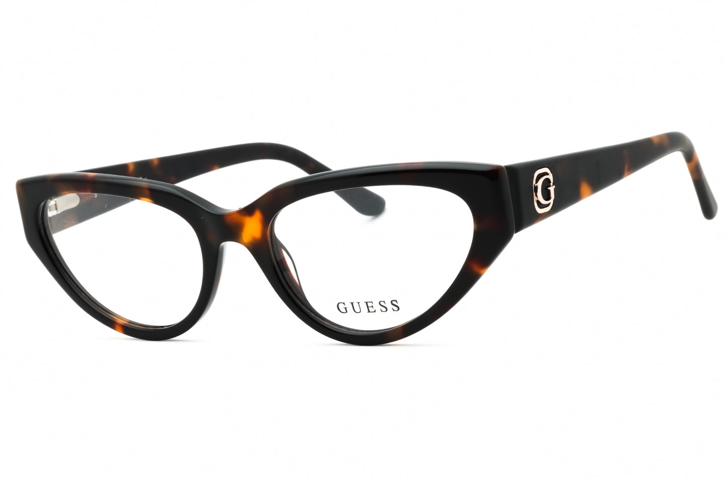 Guess: GU50113 052 dark havana/clear demo lens