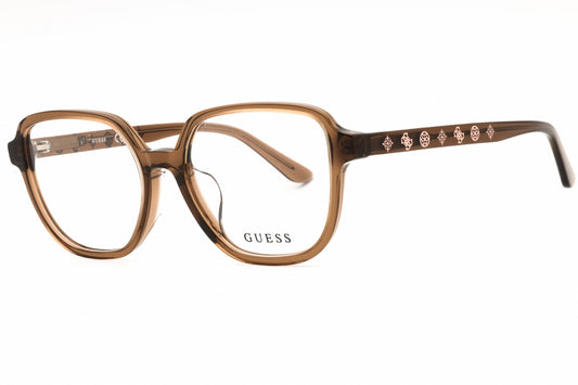 Guess: GU50154-D 048 shiny dark brown/clear demo lens