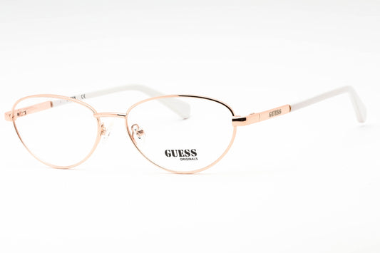 Guess: GU8238 028 shiny rose gold/clear demo lens