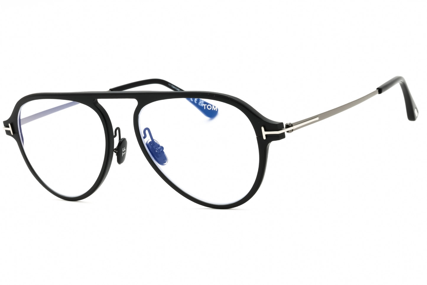 Tom Ford: FT5972-B 005 black/other/clear/blue-light block lens