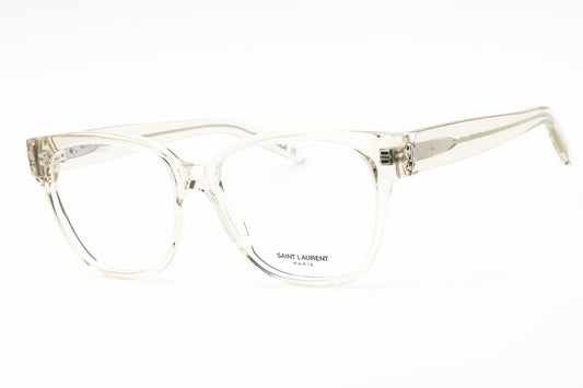 Yves Saint Laurent: SL M33 7 Shiny Beige Crystal/Clear demo lens