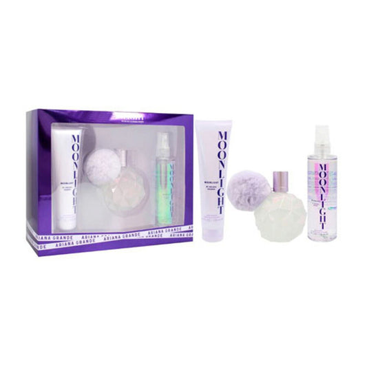 Ariana Grande: Moonlight EDP 100ML +Body Mist 118ML + Soufflée 100ML EDP Set De Dama 100ML